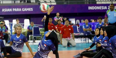 Kalahkan Thailand, Tim Bola Voli Duduk Putri Indonesia Raih Emas di ASEAN Para Games 2022