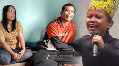 Cerita Haru di Balik Penampilan Farel 'Ojo Dibandingke' Prayoga dan Busana Serba Hitamnya