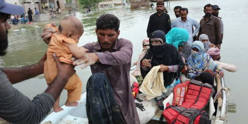 Ribuan orang yang tinggal di dekat Sungai Indus diperintahkan untuk mengungsi dari zona bahaya/Net