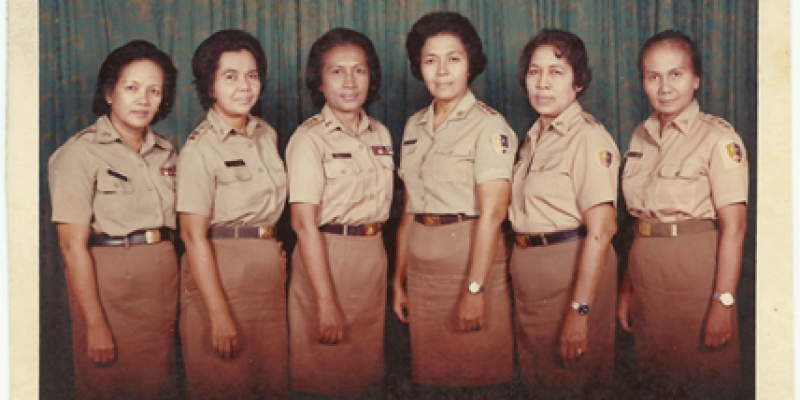 Enam polisi wanita Indonesia pertama asal Bukittinggi/ dok. Museum Polri