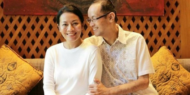 Pasangan Dewi Lestari & Reza Gunawan/ Instagram @deelestari