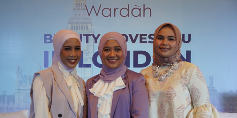 Nanath Nadia (MUA), Findi Novia (Wardah), Nadine Gaus (Wearing Klamby)/Dok: Wardah