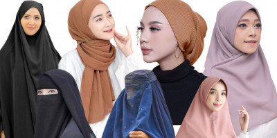 Dari Niqab hingga Turban, Intip Berbagai Penutup Kepala Khas Perempuan Timur Tengah