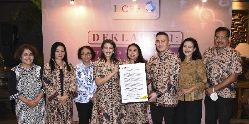 Deklarasi IGC & Danone Indonesia untuk mengurangi angka stunting/ Dok. IGC