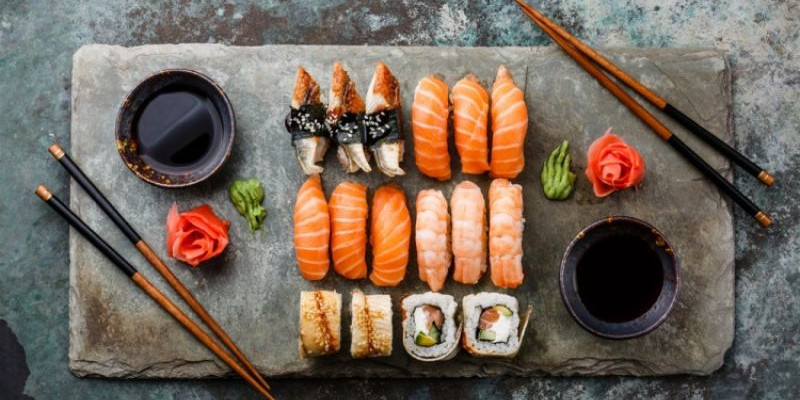 Ilustrasi sushi, makanan khas Jepang/Net
