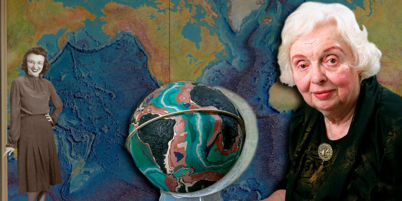 Marie Tharp, wanita hebat pembuat peta dasar laut/Net