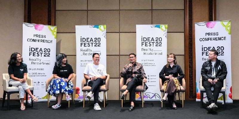 Konferensi pers bersama Menparekraf/ @ideafestid