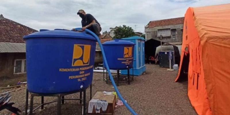 Kementerian PUPR mengirimkan sejumlah bantuan berupa prasarana sanitasi kepada warga korban bencana alam gempa bumi di Cianjur, Jawa Barat/Net