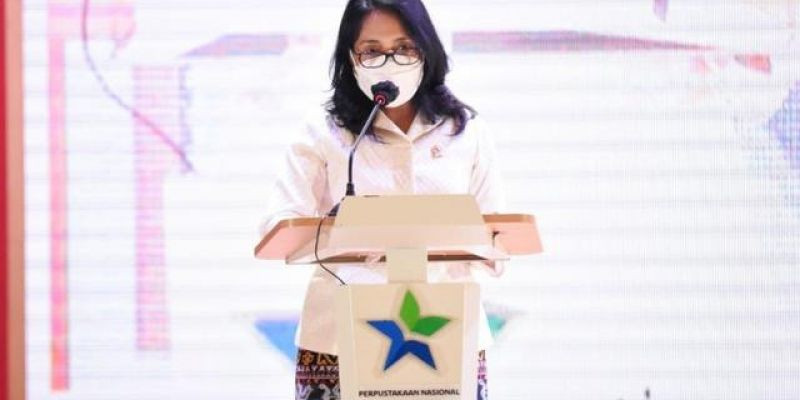 Menteri PPPA Bintang Puspayoga, saat memperkenalkan program DRPPA/Net