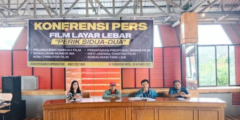 Suasana konferensi pers film 'Perik Sidua Dua'/Net