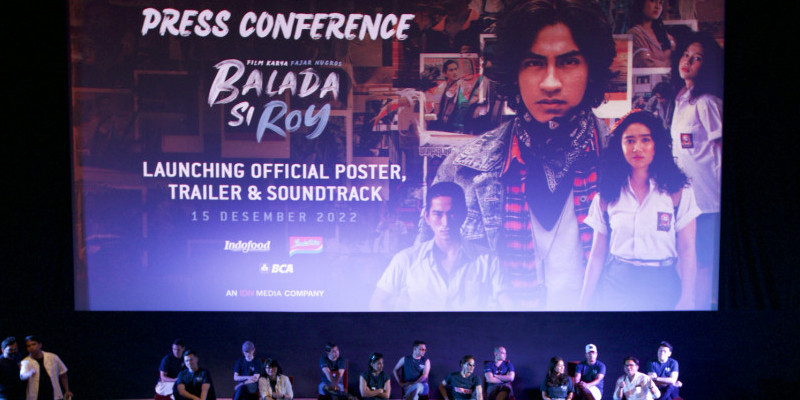 Konferensi pers launching official poster, trailer, dan soundtrack film 'Balada Si Roy'/Dok IDN Pictures
