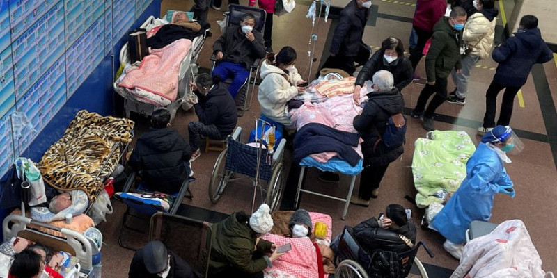 Kondisi pasien COVID-19 di Shanghai (4/1/2023)/ Reuters