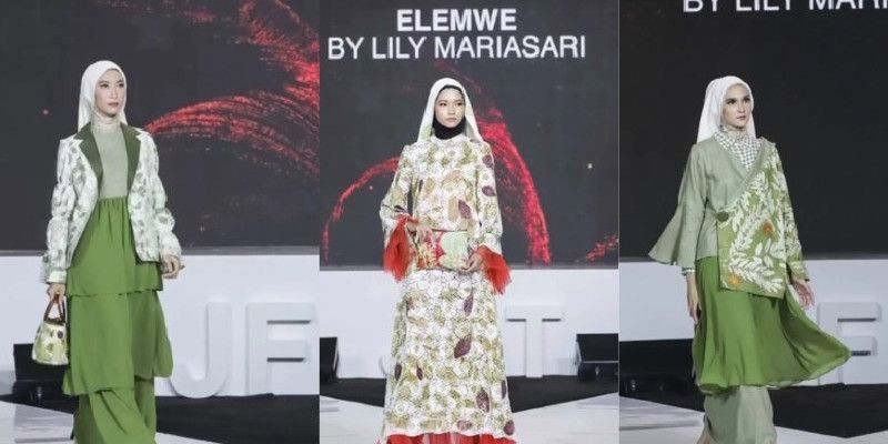 Elemwe di fashion show JFT 2023/ @lilymariasari