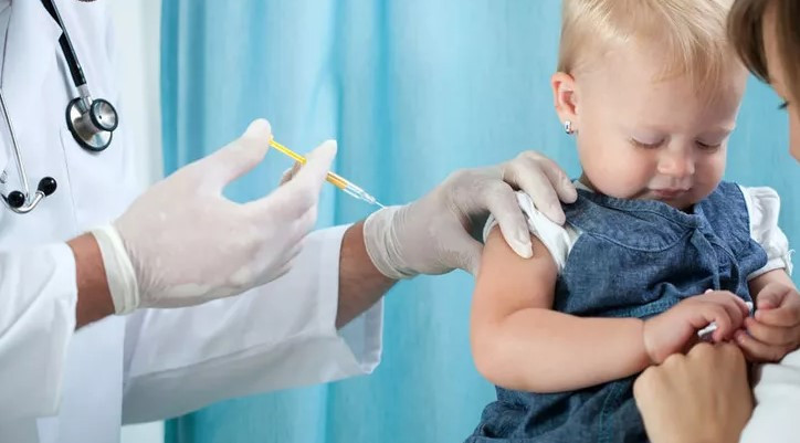Ilustrasi imunisasi bayi/Net