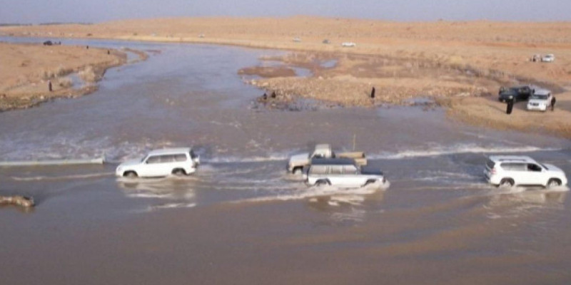 Danau dadakan di Wadi al Rum/Net