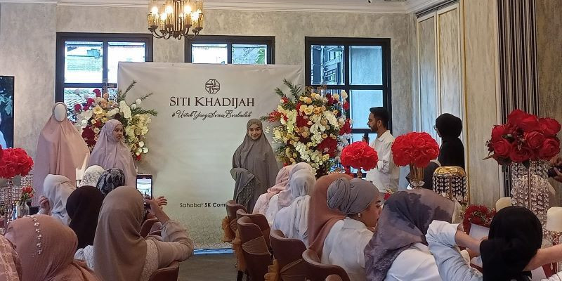 Peluncuran Mukena Siti Khadijah di Neighbourhoood, Kamis (26/1)/Farah.id