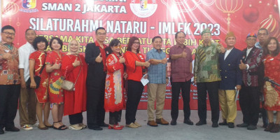 “Sahabat Sampai Akhir Hayat”, SMAN 2 Jakarta Gelar Perayaan Natal, Tahun Baru 2023 & Imlek