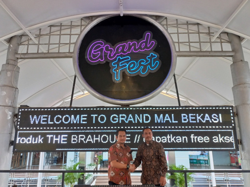 Launching Grand Fest Grand Mall Bekasi, Minggu (5/2)/Farah.id 