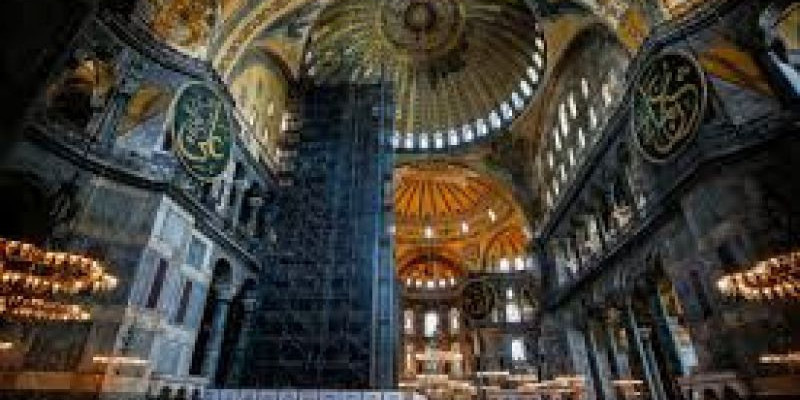 Ilustrasi Hagia Sophia/ AP