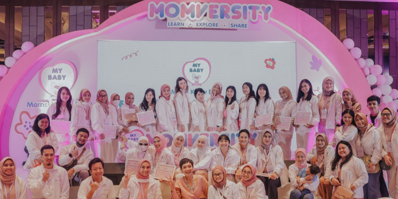 Seluruh ibu baru yang tergabung dalam My Baby Momversity, mengikuti kelas-kelas interaktif agar terbebas dari depresi dan stres/Dok My Baby