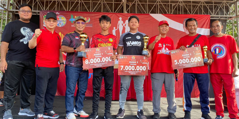 Dispora Kota Bekasi menyelenggarakan Turnamen Futsal antar SMP se-Kota Bekasi dalam rangkaian memeriahkan HUT Ke-26 Kota Bekasi/Dok Pemkot Bekasi