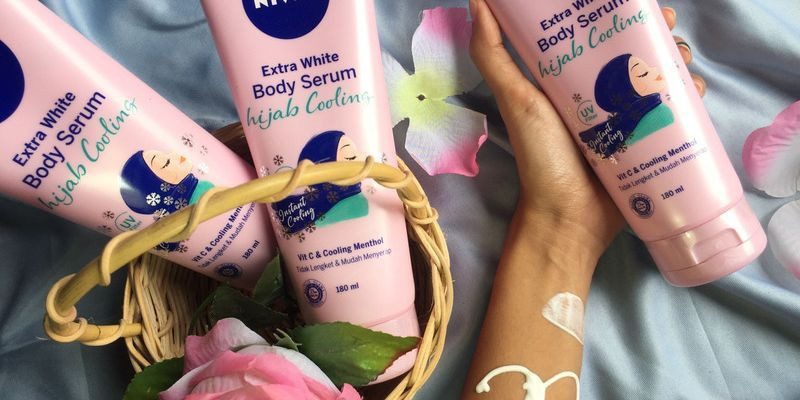 NIVEA Extra Bright Hijab Cooling Body Serum/Net