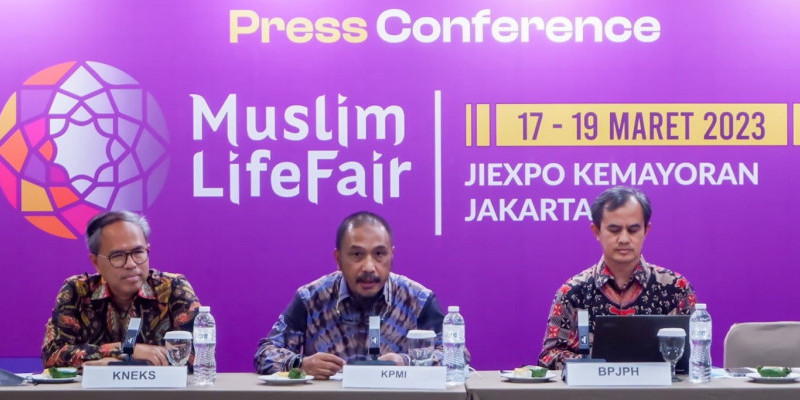 Konferensi pers Muslim Life Fair, di JIExpo Kemayoran, Jakarta Pusat/Net