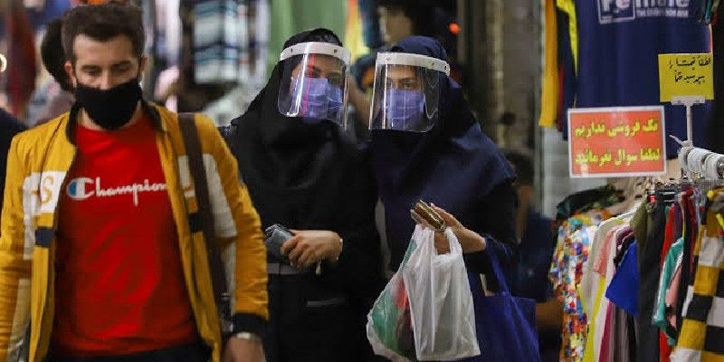 Ilustrasi pandemi di Iran/ Reuters