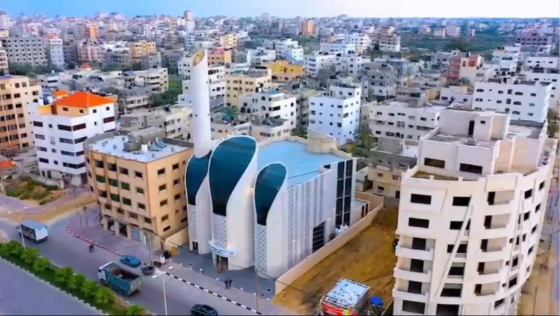 Masjid Gaza di Palestina karya Gubernur Jawa Barat Ridwan Kamil/Net
