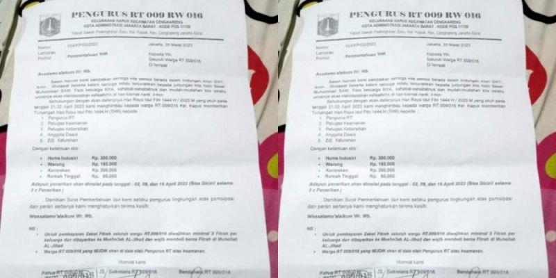 Surat edaran mengenai tarif jelan hari raya menjadi sorotan warganet/Ilustrasi