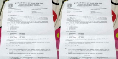  Viral Pungli THR, Pak RT Cabut Surat Edaran