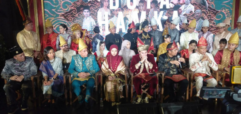 Kemeriahan dan kemewahan Gala Premier <i>Buya Hamka</i> di Bioskop XXI Epicentrum Kuningan, Jakarta, Minggu (9/4)/Farah.id