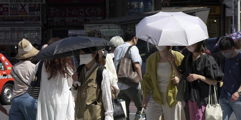 Selain India dan Indonesia, cuaca panas juga dialami warga Tokyo, Jepang/Net