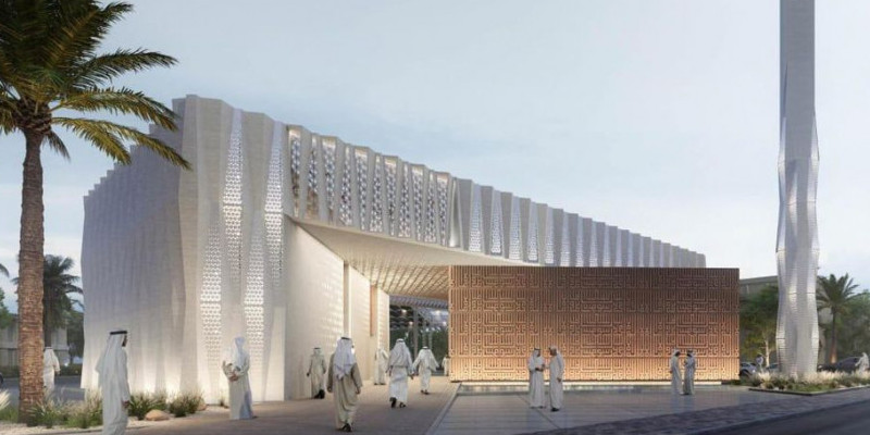 Contoh masjid 3D yang akan di bangun di Dubai/Net