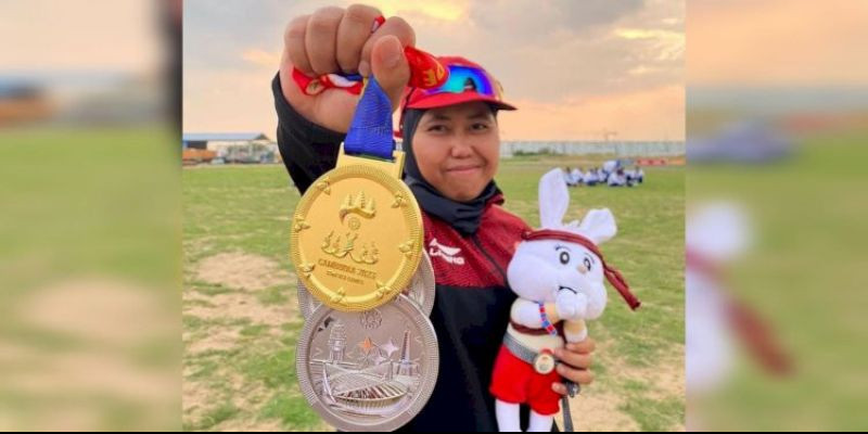 Andriani bangga sumbang tiga medali untuk Indonesia di ajang SEA Games 2023 Kamboja/Net