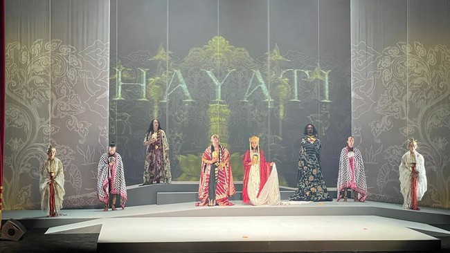 Penampilan drama musikal Hayati: Panji Mencari Hakikat Cinta yang tampil di Katara Opera House, Doha, Qatar/Net