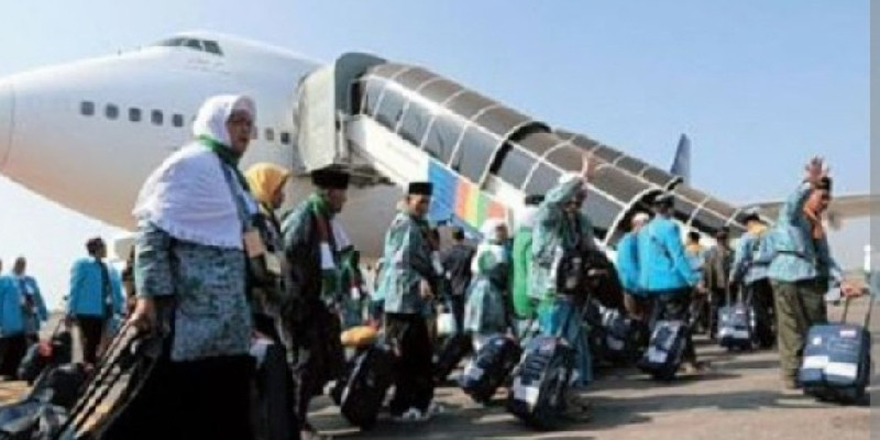 Ilustrasi keberangkatan jemaah haji embarkasi Makassar/ Dok. Kemenag Sulsel