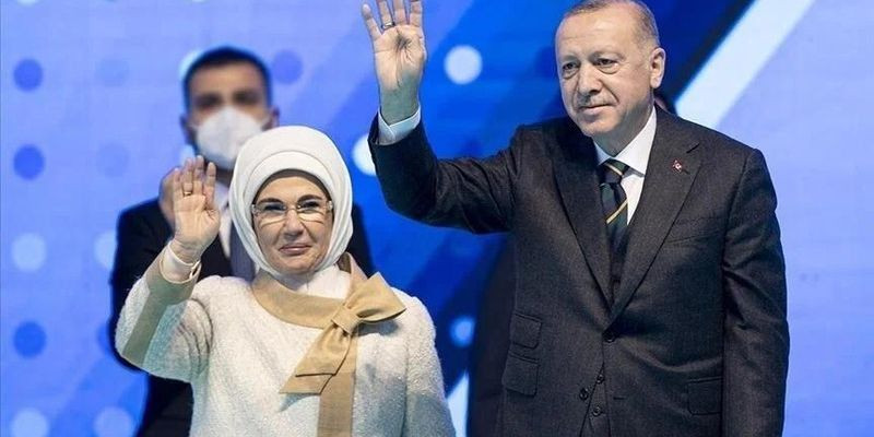 Erdogan dan istri/Net