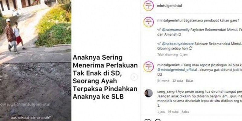 Tak kuat melihat putrinya dibully/Net