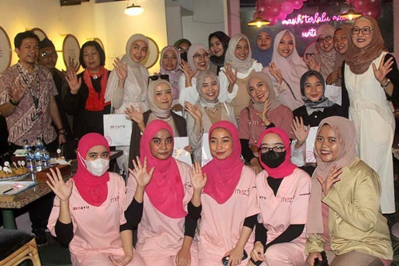 Founder bersama influencer dan loyal customer Moz5/Ist.