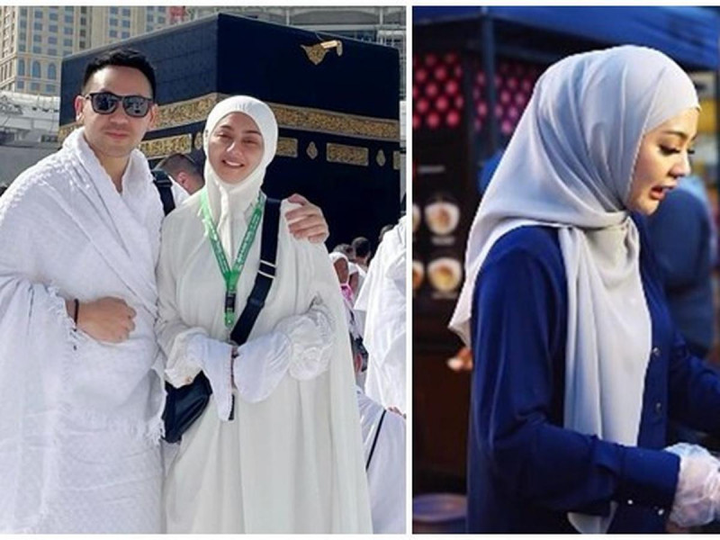 Sepulang umroh, Jenita Janet mendapatkan hidayah untuk berhijab/Net