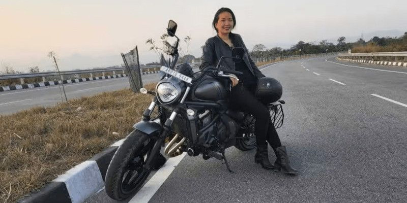 Tenzin Metoh, biker perempuan yang peduli pada fesyen dan budaya lokal/Net