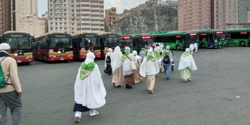 Jelang puncak haji, jemaah Indonesia kembali diminta beribadah di musalla hotel karena operasional Bus Shalawat dihentikan sementara/Net