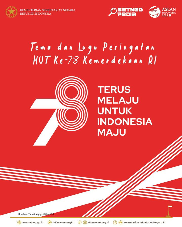 Logo HUT ke-78 RI/Ist
