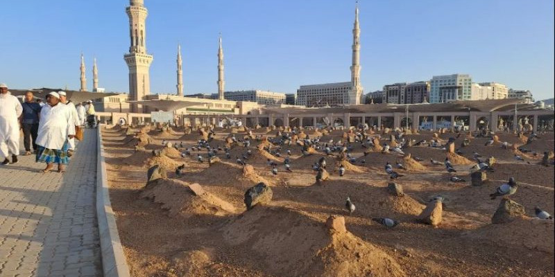 Suasana di makam Baqi, sebelah Masjid Nabawi di Madinah, Arab Saudi/Net