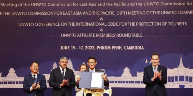 Menparekraf Sandiaga Uno dengan bangga menyampaikan bahwa Indonesia berhasil menjadi anggota Dewan Eksekutif UNWTO 2023-2027/Net