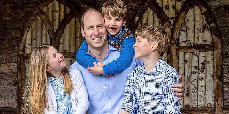 Ayah dan tiga anaknya/Kensington Palace