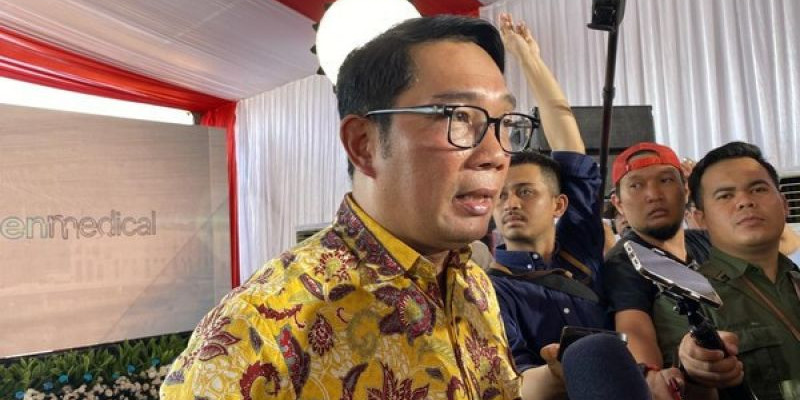 Ridwan Kamil saat menanggapi permasalahan di Ponpes Al Zaytun/Net 