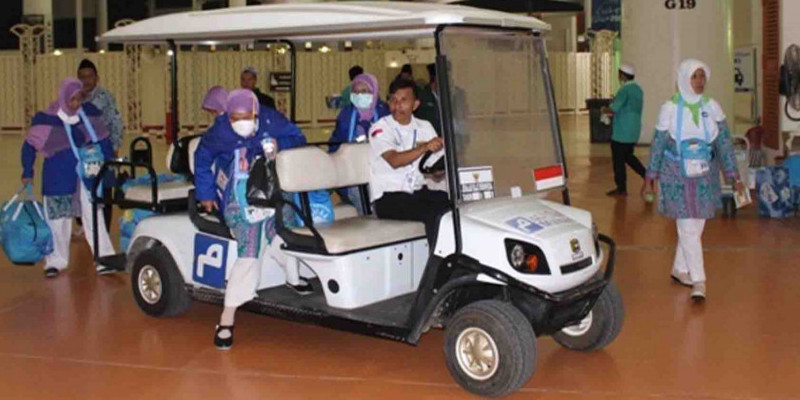 Indonesia mendapatkan fasilitas tambahan berupa 15 mobil golf untuk memudahkan jemaah haji di Mina/Net