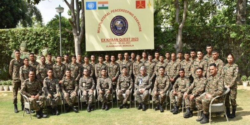 Pasukan Angkatan Darat India yang akan melakukan pelatihan bersama di Mongolia/Net